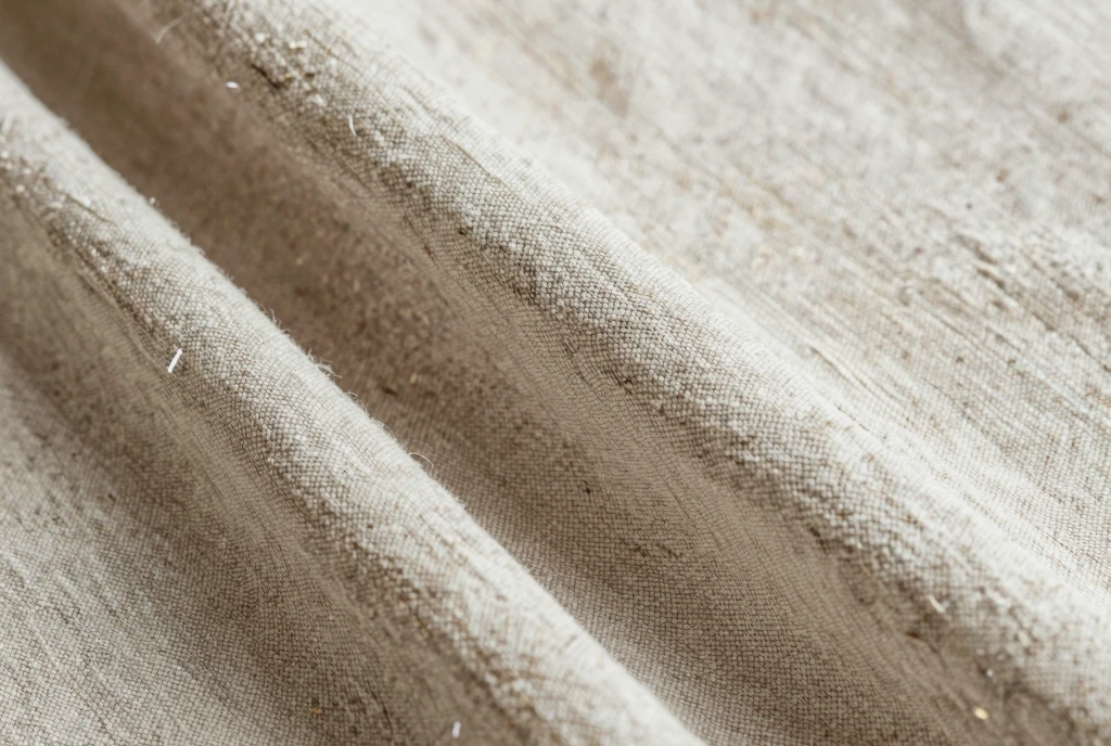 Organic linen fabric